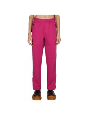 Spodnie sportowe Moncler różowe