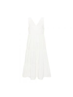 Sukienka midi Woolrich biała