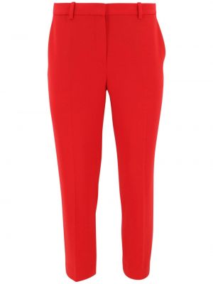 Pantaloni plissettati Theory rosso