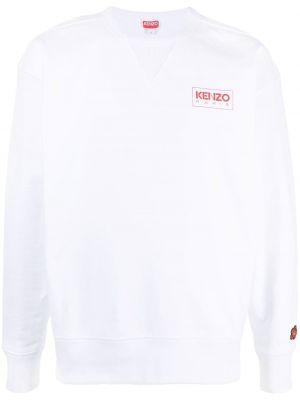 Rund hals trykt sweatshirt Kenzo hvit