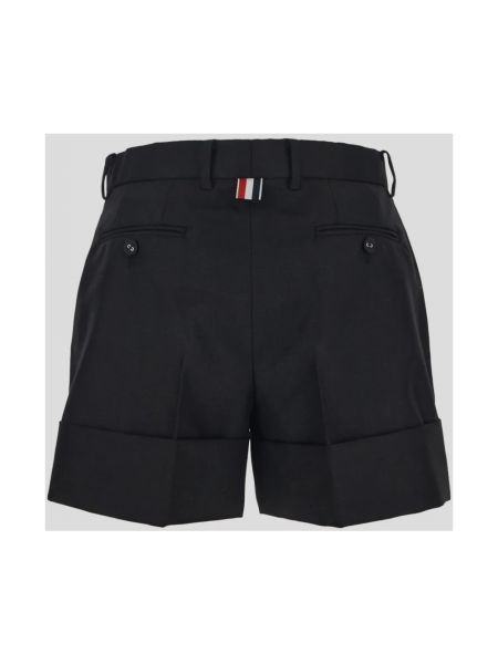 Pantalones cortos de lana Thom Browne negro