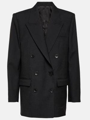 Шерстяной пиджак Isabel Marant черный
