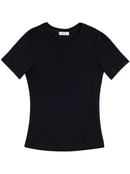Βαμβακερή μπλούζα A.l.c. μαύρο
