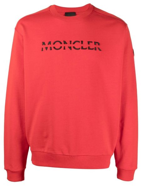 Rund hals sweatshirt Moncler rød