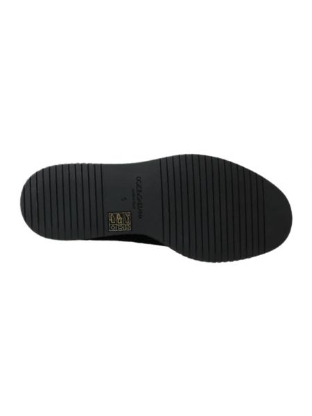 Loafers de ante Dolce & Gabbana negro