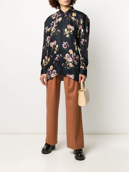 Bluzka w kwiatki z nadrukiem Vivienne Westwood