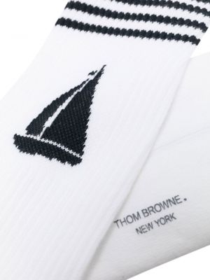 Ponožky Thom Browne bílé