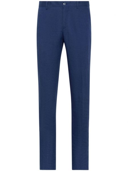 Lanene hlače Philipp Plein plava