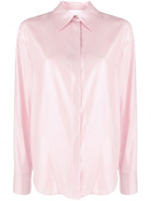 Zīda satīna krekls Genny rozā