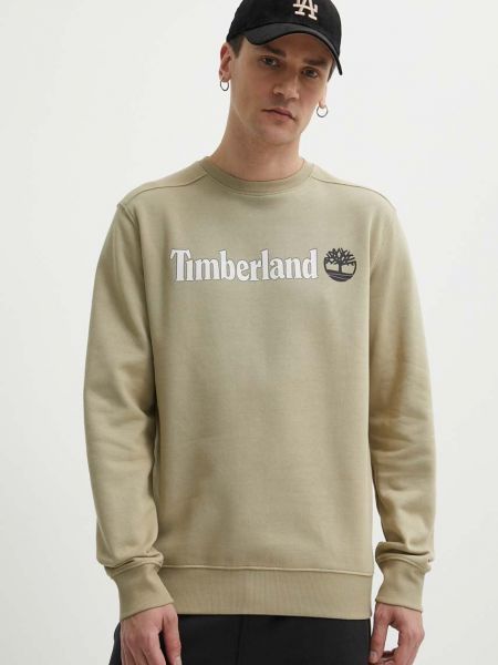Bluza z nadrukiem Timberland zielona