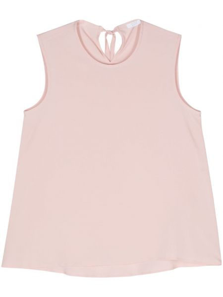 Krepp ärmelloser top Peserico pink