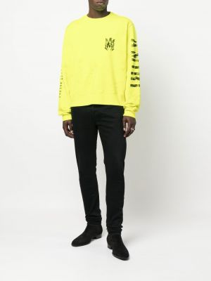 Sweatshirt mit print Amiri gelb
