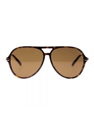 Okulary przeciwsłoneczne Brioni brązowe