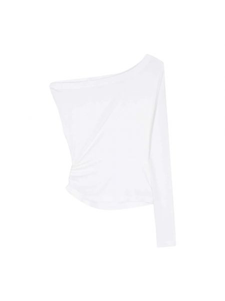 Jersey de tela jersey Norma Kamali blanco