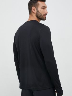 Tricou cu mânecă lungă cu mâneci lungi Reebok negru
