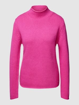 Dzianinowy sweter ze stójką Fynch-hatton różowy