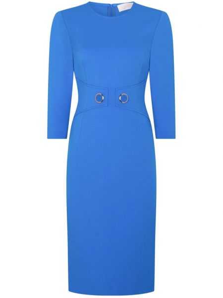 Džerzej koktejlkové šaty Jane modrá
