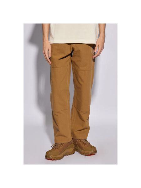 Pantalones rectos Moncler marrón