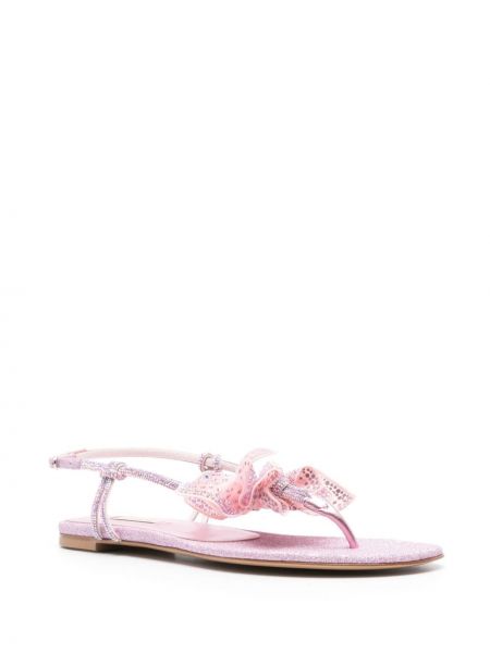 Sandale ohne absatz Casadei pink