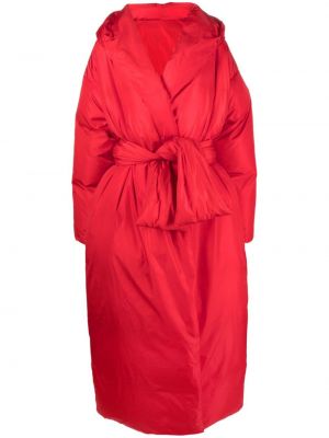 Palton cu glugă Daniela Gregis roșu