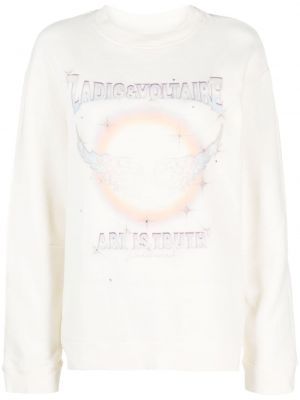 Džersis raštuotas džemperis Zadig&voltaire balta