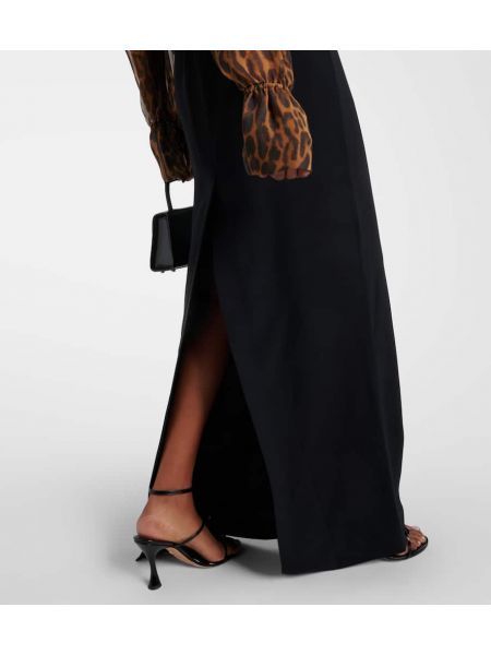 Maksi suknja Nina Ricci crna