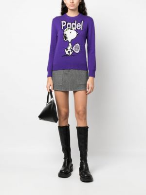 Pull en tricot Mc2 Saint Barth violet
