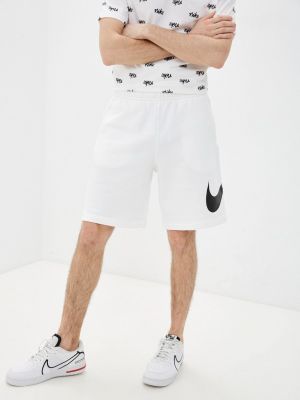 Спортивные шорты Nike, белые