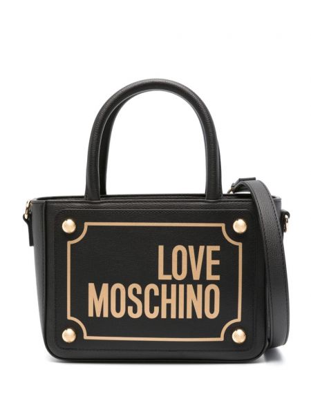 Шопинг чанта с принт Love Moschino