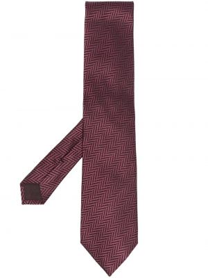 Hedvábná kravata se vzorem rybí kosti Tom Ford