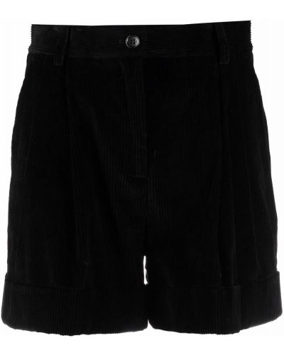 Pantalones cortos de pana P.a.r.o.s.h. negro