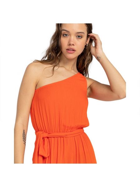 Длинное платье Billabong оранжевое