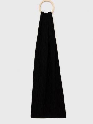Bavlněný šátek Armani Exchange černý