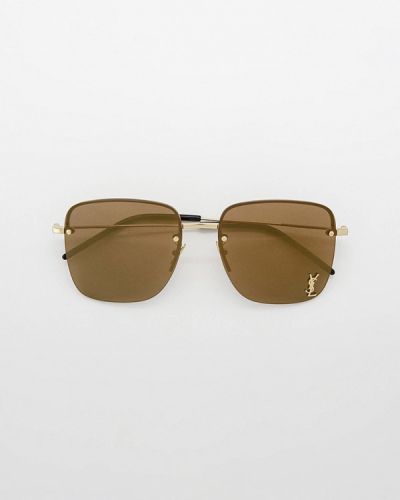 Солнцезащитные очки Saint Laurent, золотой