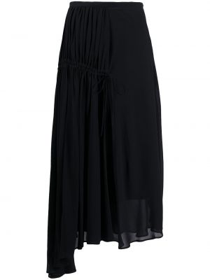 Plisovaná sukně na zip Nº21 - černá