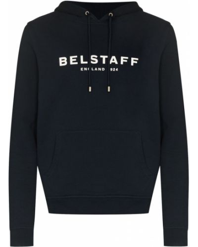 Bomull hettegenser Belstaff blå