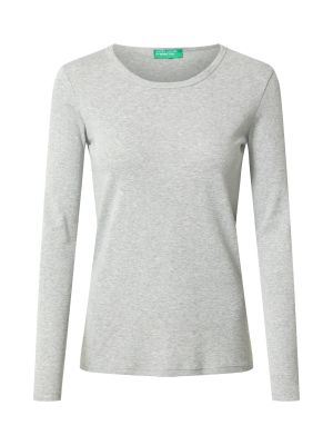 T-shirt a maniche lunghe United Colors Of Benetton grigio