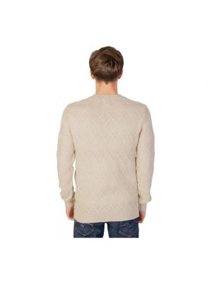 Dzianinowy sweter Only & Sons beżowy