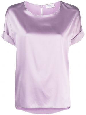 Svilena bluza iz kašmirja Wild Cashmere vijolična