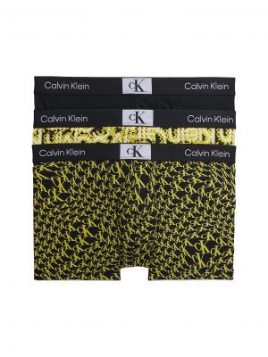Bavlnené boxerky s potlačou Calvin Klein Underwear - čierna