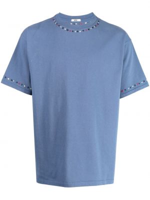 T-shirt ricamato Bode blu