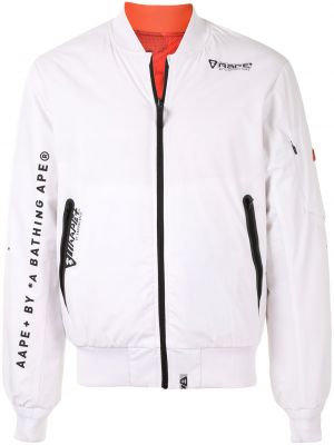 Chaqueta bomber reversible Aape By *a Bathing Ape® blanco