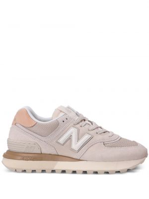 Süet sneaker New Balance 574 mor