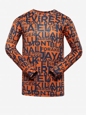 Tričko s dlhými rukávmi Alpine Pro oranžová