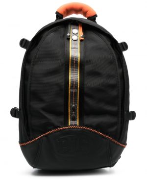 Kožený batoh Parajumpers - Černá