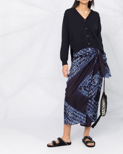 Falda con estampado con estampado abstracto P.a.r.o.s.h. azul