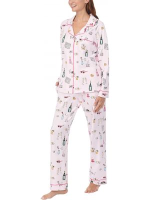 Классическая хлопковая пижама с длинным рукавом Bedhead Pjs