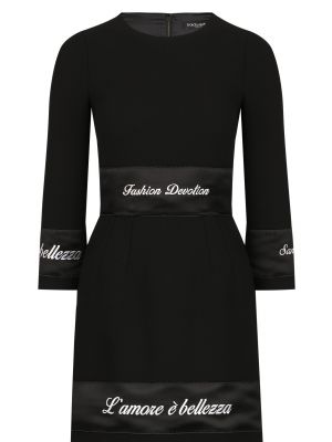 Коктейльное платье Dolce&gabbana черное