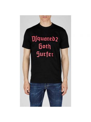 Hemd mit print Dsquared2 schwarz