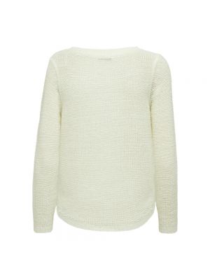 Dzianinowy sweter Only biały